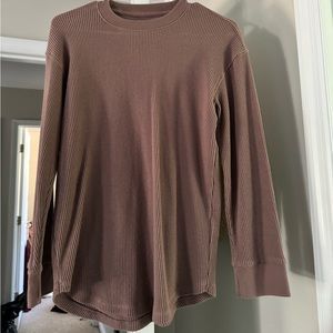 A&F Soft and Cozy Waffle Knit Shirt